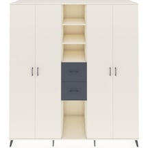 Kronos Dolap 15 Raflı 2 Çekmeceli 4 Kapaklı 220x59x243 Aytaşı-aytaşı/antrasit Aytası/antrasıt