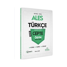 2026 ALES Türkçe Cepte Konu-Soru-Konu-Cevap ÖSYM Analiz Serisi