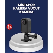 Vlog, Seyahat Ve Günlük Video Çekimleri İçin Mini Kamera