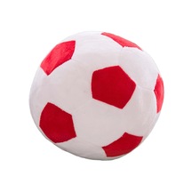 Magideal Otel Partisi Yaratıcı Peluş Futbol Oyuncak Topu Futbol Kırmızı Beyaz