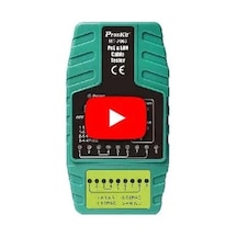 Pro'skit Mt-7063 Poe Li Kablo Kest Cihazı Msf:300mt Rj45/11/12/poe Rj45 Cat5/5e/6/7 /st