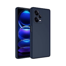 Xiaomi Redmi Note 12 Pro Plus 5g Kılıf Yumuşak Silikon Kamera Korumalı Lansman Pazarplus Lacivert