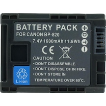 Canon Bp-820 Yedek Pil Canon Vixia Hf G30 xa20 xa25
