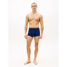 Tommy Hilfiger 3p Trunk Wb Erkek Mavi Boxer - Um0um03890