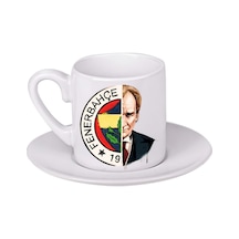 Fenerbahçe Atatürk Türk Kahvesi Fincanı Beyaz