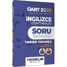 Yediiklim Yayınları 2025 Öabt İngilizce Öğretmenliği Tamamı Çözümlü Soru Bankası