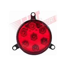 24V Stop Lambasıiç Ledli Yuvarlak Kırmızı 7 Ledli Isuzu Turkuaz N11.17549