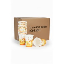 Bencup 12 Oz 350 Ml Karton Bardak 2000 Adet, Ekonomik Koli - Kahve Ve Meşrubat Uyumlu, Sızdırmaz 2000