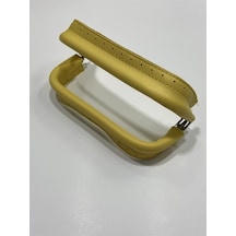 Karantuhafiye Çanta Bursu / Derili Burs 20 Cm / Sarı Sarı