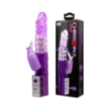Lilitu Shop Baile Oynar Başlı Klitoris Uyarıcılı Vibratör Penis Mor