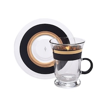 Decorium Çay Takımı Kulplu 12 Prc Vision Black M02048 Siyah