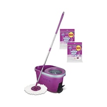 Thunderbolt Pedallı Otomatik Temizlik Seti Ve 4'lü Yedek Mop