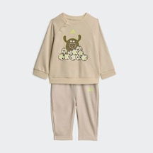 Adidas Kq9599 I Monster Set Çocuk Eşofman Takımı Bej