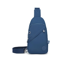 Smart Bags Krinkıl Kumaş Bodybag Postacı Çantası Kadın 1239 Lacivert