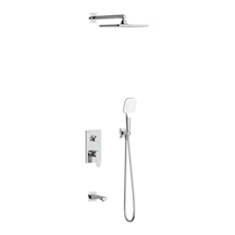 Teska Simena Üç Yönlü Duş Seti-krom Krom