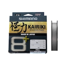 Shimano Kairiki 8+ 300mt 0.28mm İp Misina Steel Gray