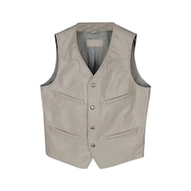 Vashion Hakiki Deri Gri Yelek Vashion Hakiki Deri Gri Yelek