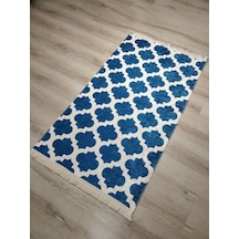 Yamalıhome Style M7505Moda Maça Mavi 80X150 Cm Baskı Kilim