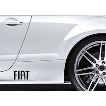 Fiat Yapıştırma Marşpiyel Yazısı Sticker 2 Adet