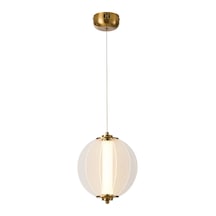 Penny 18 Watt 3000k Yuvarlak Bakır Tekli Led Sarkıt Avize Bakır