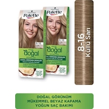 Palette Kalıcı Doğal Renkler Saç Boyası 8 - 16 Küllü Sarı X 2 Adet