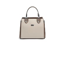 Silver Polo Sp1133 Kadın El Çantası Düz Bej-latte