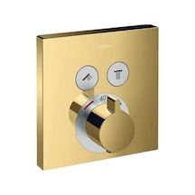 Hansgrohe Showerselect 15763990 Termostatik 2 Çıkış Ankastre Banyo Bataryası Altın