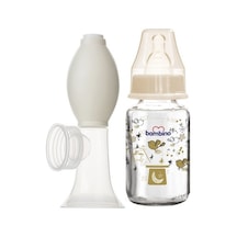 Bambino Tirle Manuel Göğüs Pompası ve Cam Biberon 125 ML