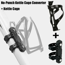 Dashanshop 2 Adet Delme Gerektirmeyen Bisiklet Matarası Kafesi + Kulp, Beyaz, Uzun Mesafe Bisiklet Aksesuarları Beyaz