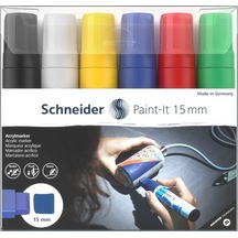 Schneider Akrilik Marker Kalem 330 15 Mm Set 1 6Lı