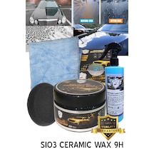 Abrias Seramik Wax 9h 200gr Vinil Plastik Aksam Torpido Parlatıcı Ve Koruyucu Pro 400ml