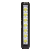 Büro Ev Ofis Hediyesi İçin Şarjlı Mıknatıslı Mini Led Işıklı Aydınlatma Feneri Gri