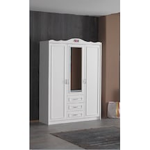 Duru Üç Kapılı Dolap Beyaz