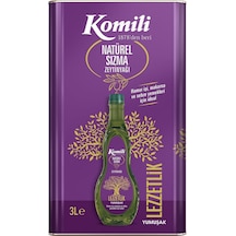 Komili Lezzetlik Yumuşak Natürel Sızma Zeytinyağı Teneke 3 L