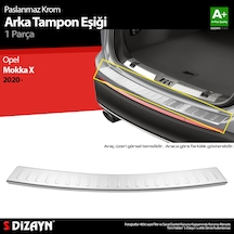 S-dizayn Opel Mokka 2 Krom Arka Tampon Eşiği 2020 Üzeri