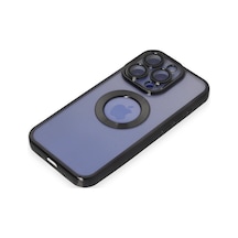 Apple iPhone Uyumlu - 15 Pro Kılıf Slot Silikon - Siyah