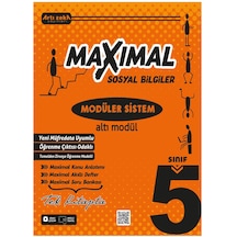 Artı Zeka Yayınları 5 Sınıf Maximal Sosyal Bilgiler Modüler Set 6 Modül