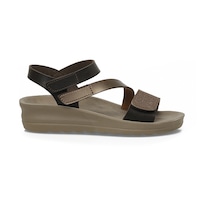 Polaris 409106.z6fx Bronz Kadın Comfort Sandalet 000000000102252290 Altın