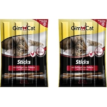 Gimcat Sticks Tavuklu Kedi Ödül Çubukları 2'li 4 x 5 G