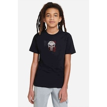 Tshirthane Dead Skull Baskılı Unisex Çocuk Siyah T-Shirt (528296499)