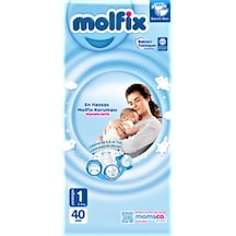 Molfix Bebek Bezi 3D 1 Numara Yenidoğan 2-5 Kg 40lı Jumbo