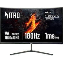 Acer Nitro UM.HE0EE.302 ED270RS3BMİİPX 27" 180 Hz 1 MS FHD Curved Monitör