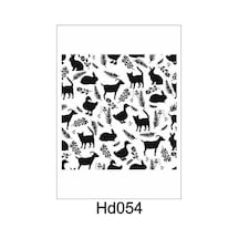 Duvar Dekor Stencil Şablon 40X40 Hd-054