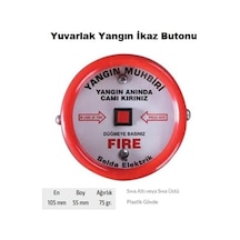 Yuvarlak Yangın İhbar Butonu