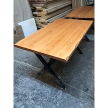 Bintaşmobilya Kayın Rengi Kütük Masa-130X80.Cm