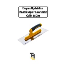 Duyar Alçı Malası Plastik Saplı Paslanmaz Çelik 35 Cm
