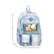Miço Kids Ayıcık Ergonomik Sırt Destekli İlkokul Çanta Mavi