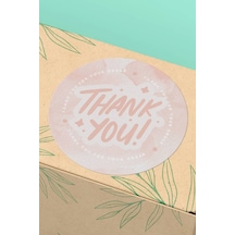 Thank You For Your Order Sticker 3x3cm St2210 Çok Renkli