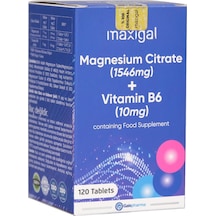 Maxigal Magnezyum Sitrat + Vitamin B6 120 Tablet