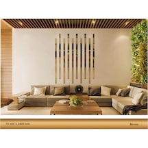 10 Mm X 2800 Mm Bronz Sibu Aynalı Pleksi Şerit Mobilya Süsü